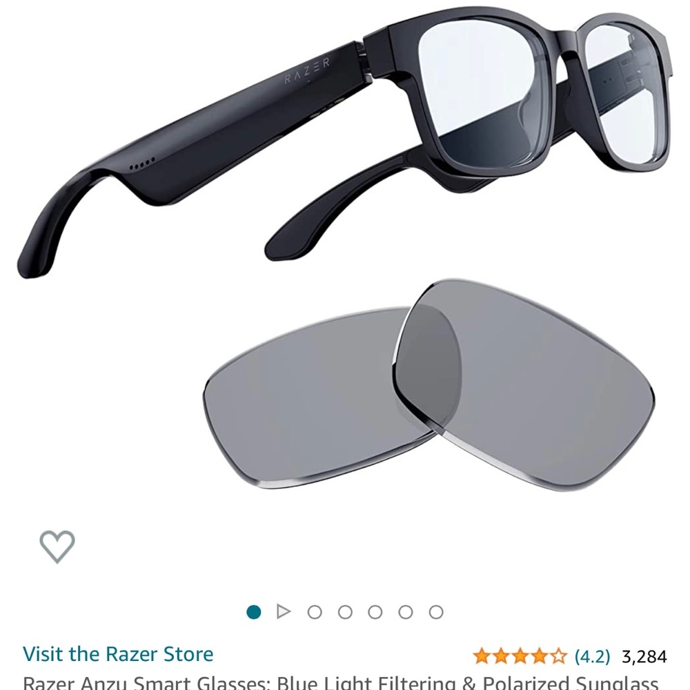 New!!  Razor anzu smart glasses Advanced razor, glasses, microphone, Bluetooth